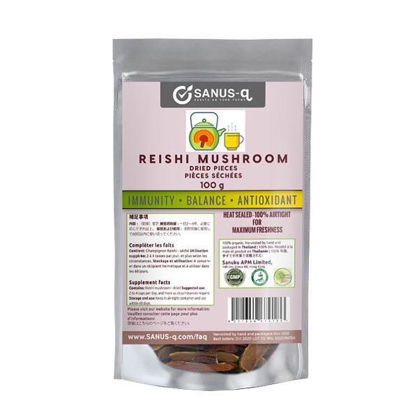 Reishi - Ganoderma lucidum – Lingzhi dried slices | SANUS-q