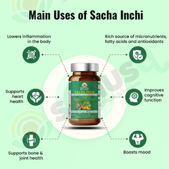 Sacha Inchi Oil capsules - 500 mg | SANUSq Health
