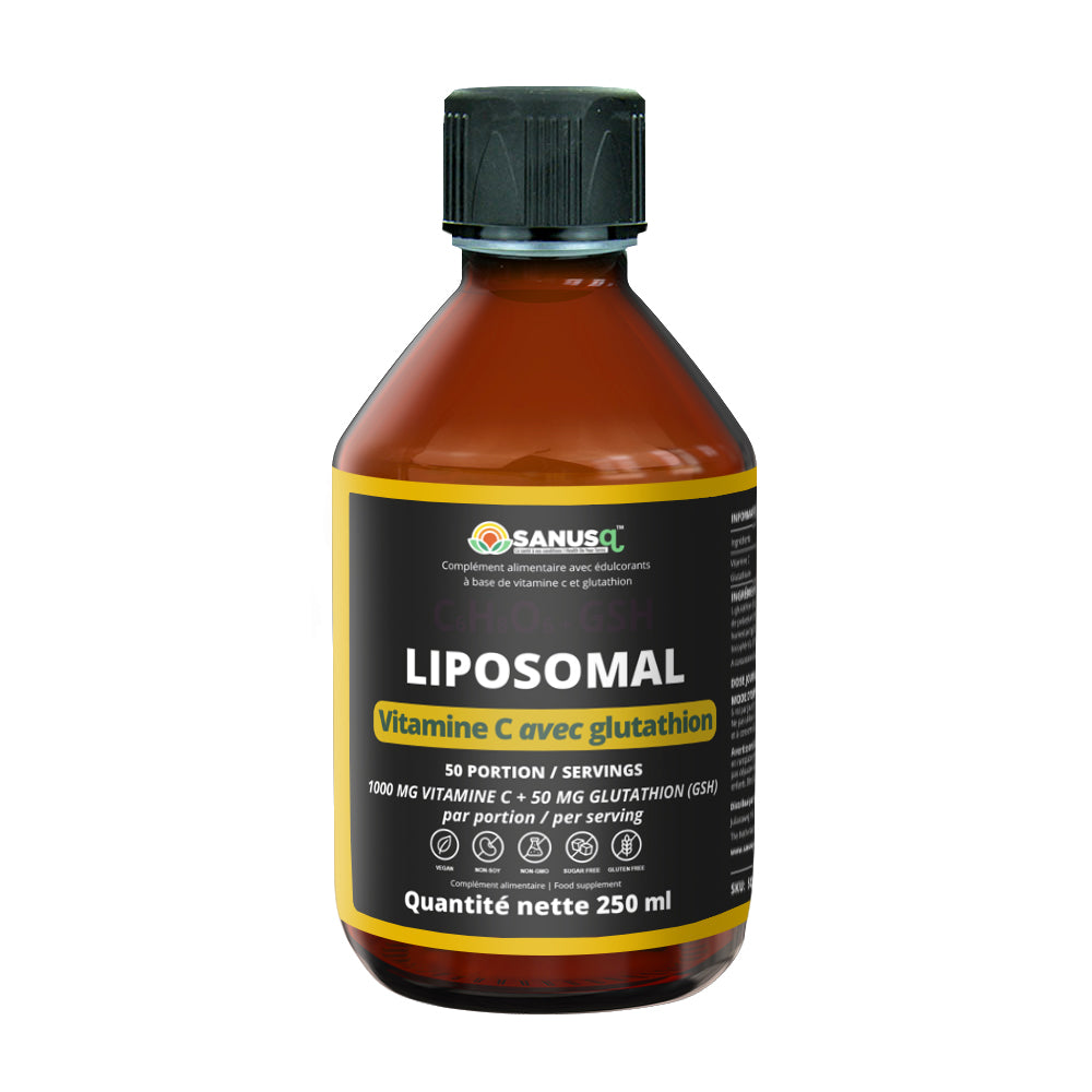 Liposomal Vitamin C with Glutathione by SANUSq Health