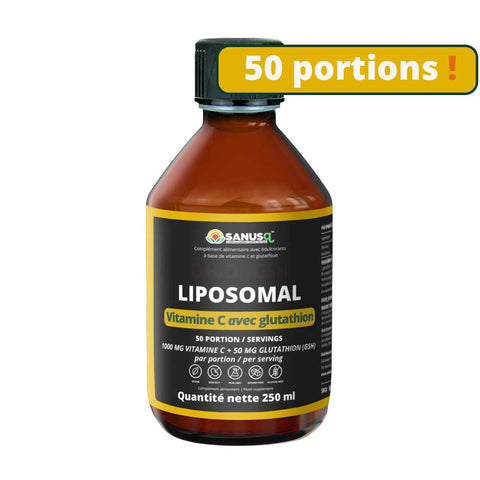 グルタチオンを含むリポソームビタミンC - 250ml | SANUSq Health