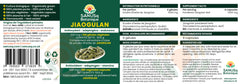 Jiaogulan herb powdered leaf capsules 500mg x 100